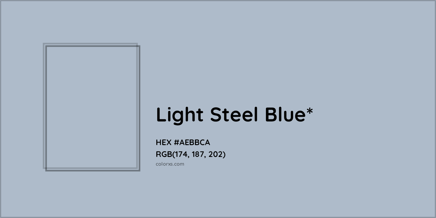 HEX #AEBBCA Color Name, Color Code, Palettes, Similar Paints, Images