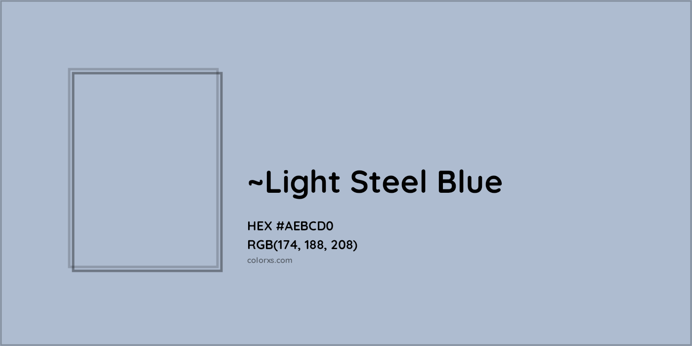 HEX #AEBCD0 Color Name, Color Code, Palettes, Similar Paints, Images