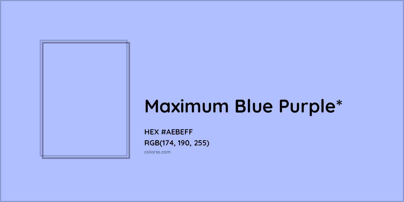 HEX #AEBEFF Color Name, Color Code, Palettes, Similar Paints, Images