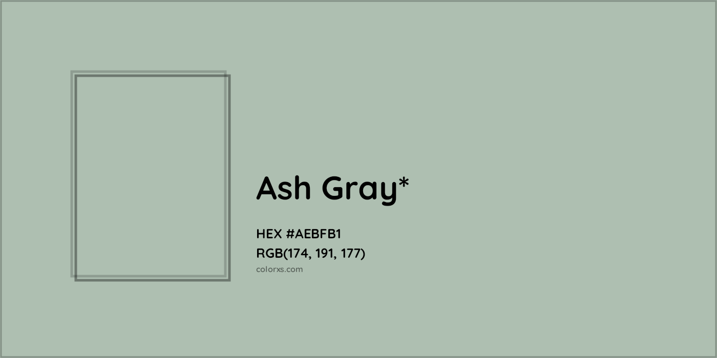 HEX #AEBFB1 Color Name, Color Code, Palettes, Similar Paints, Images