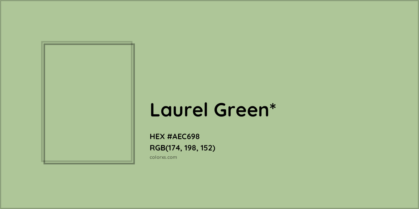 HEX #AEC698 Color Name, Color Code, Palettes, Similar Paints, Images