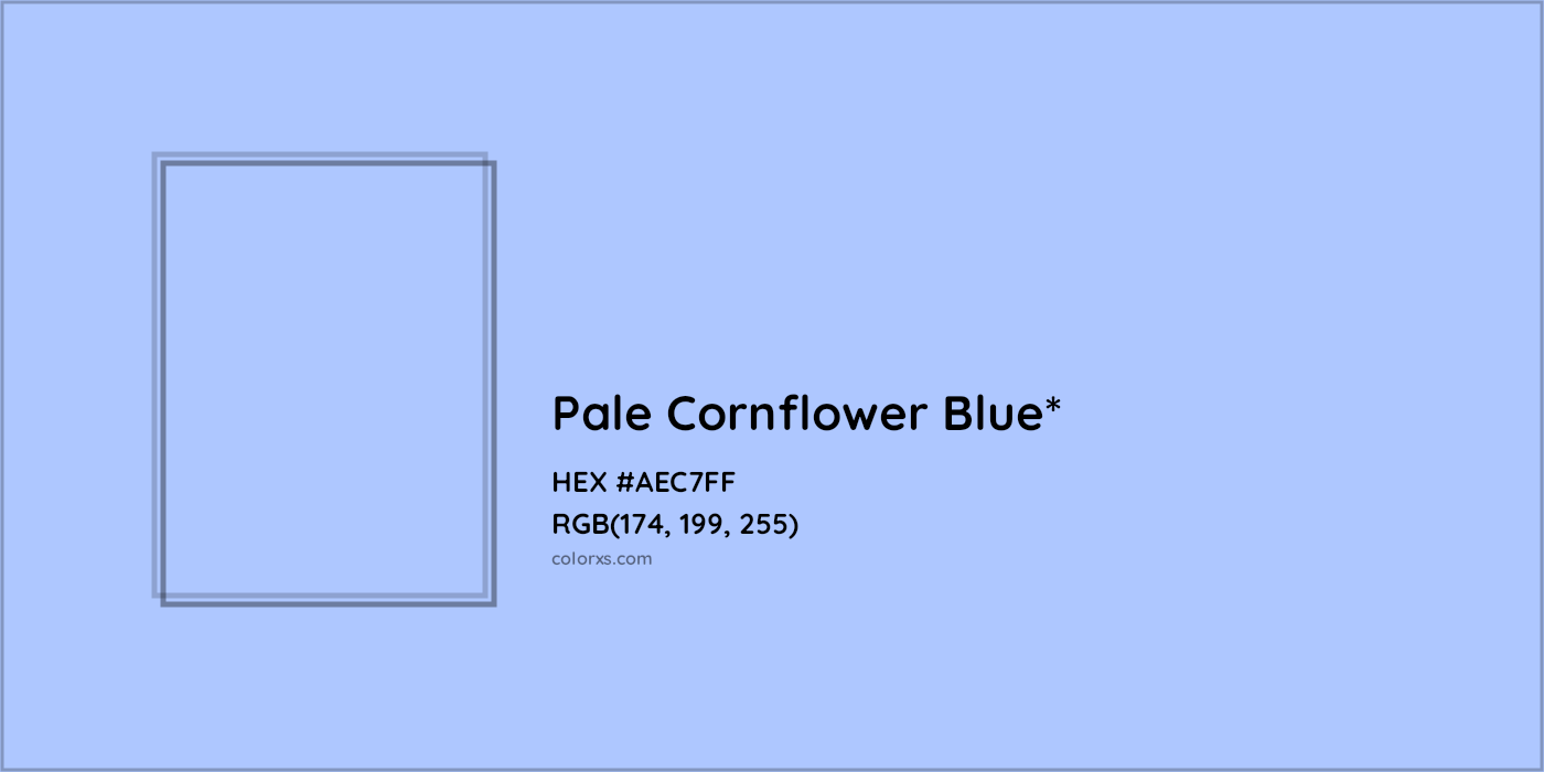 HEX #AEC7FF Color Name, Color Code, Palettes, Similar Paints, Images