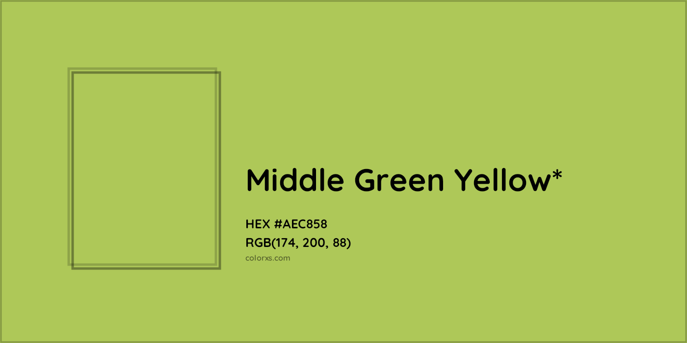 HEX #AEC858 Color Name, Color Code, Palettes, Similar Paints, Images