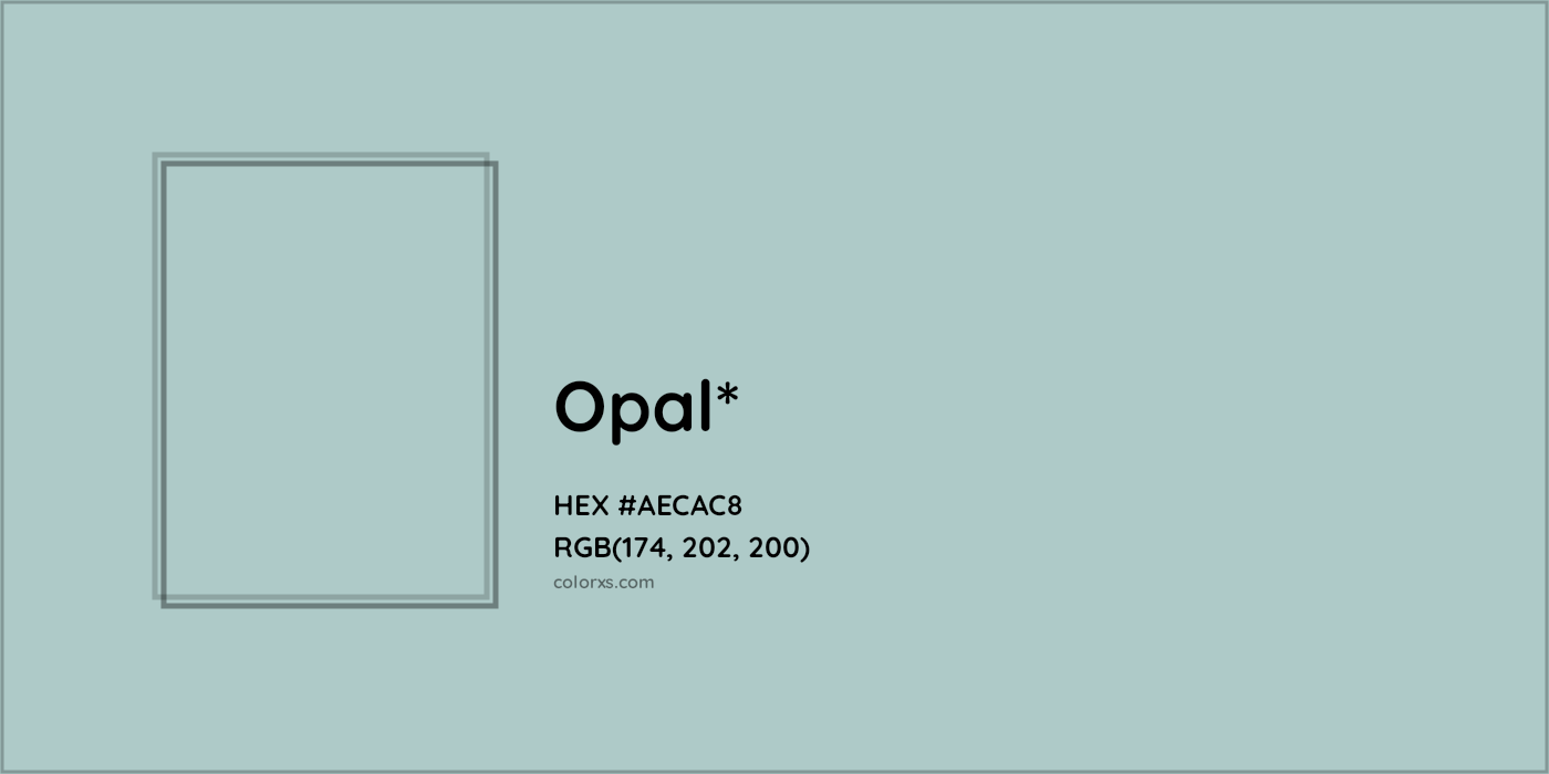 HEX #AECAC8 Color Name, Color Code, Palettes, Similar Paints, Images