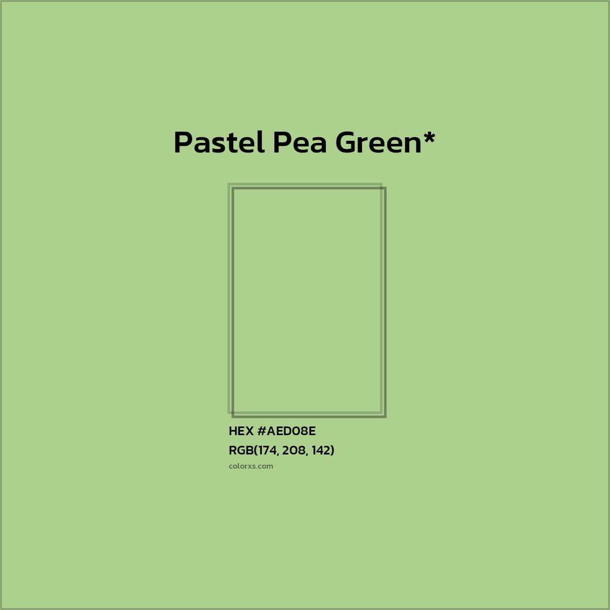 HEX #AED08E Color Name, Color Code, Palettes, Similar Paints, Images