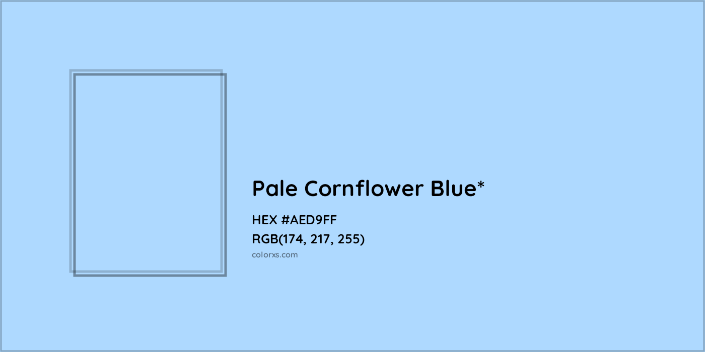 HEX #AED9FF Color Name, Color Code, Palettes, Similar Paints, Images