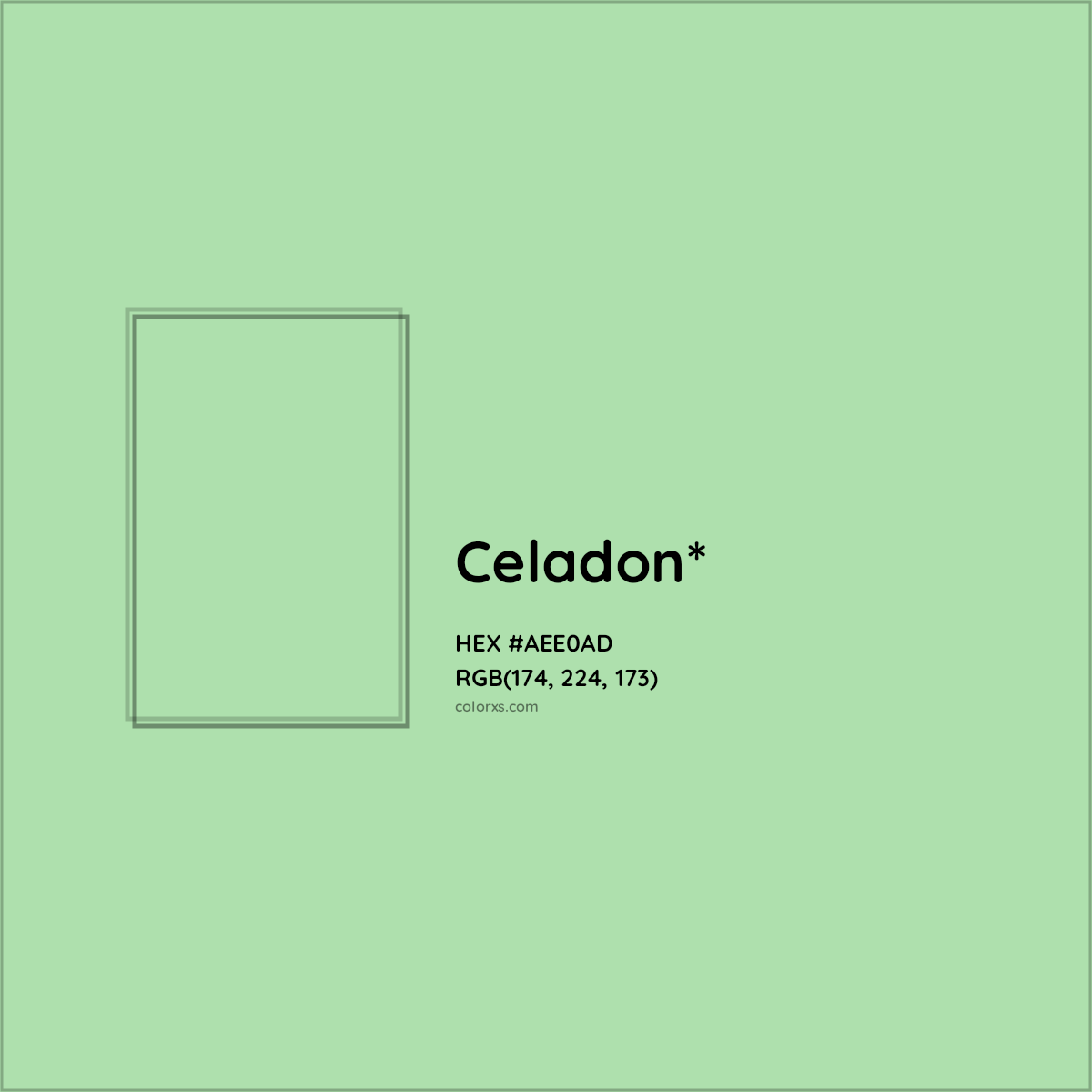 HEX #AEE0AD Color Name, Color Code, Palettes, Similar Paints, Images