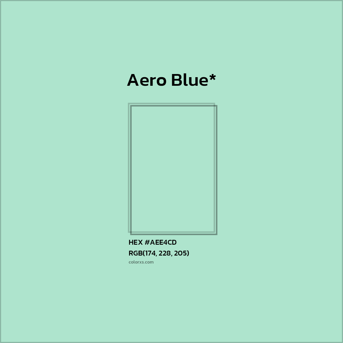 HEX #AEE4CD Color Name, Color Code, Palettes, Similar Paints, Images