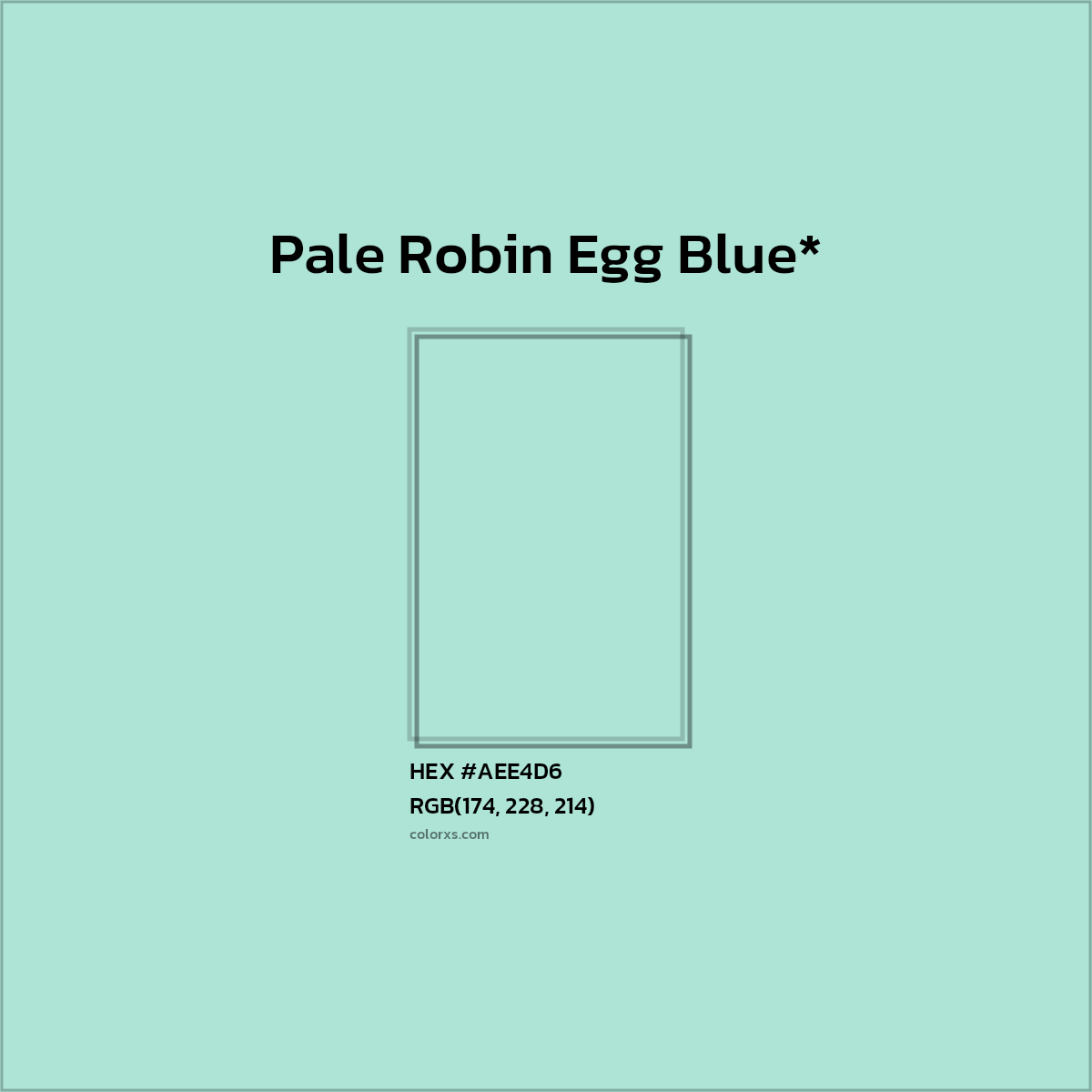 HEX #AEE4D6 Color Name, Color Code, Palettes, Similar Paints, Images