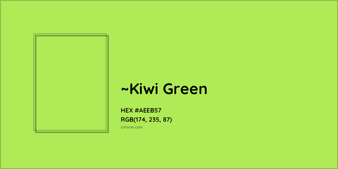 HEX #AEEB57 Color Name, Color Code, Palettes, Similar Paints, Images