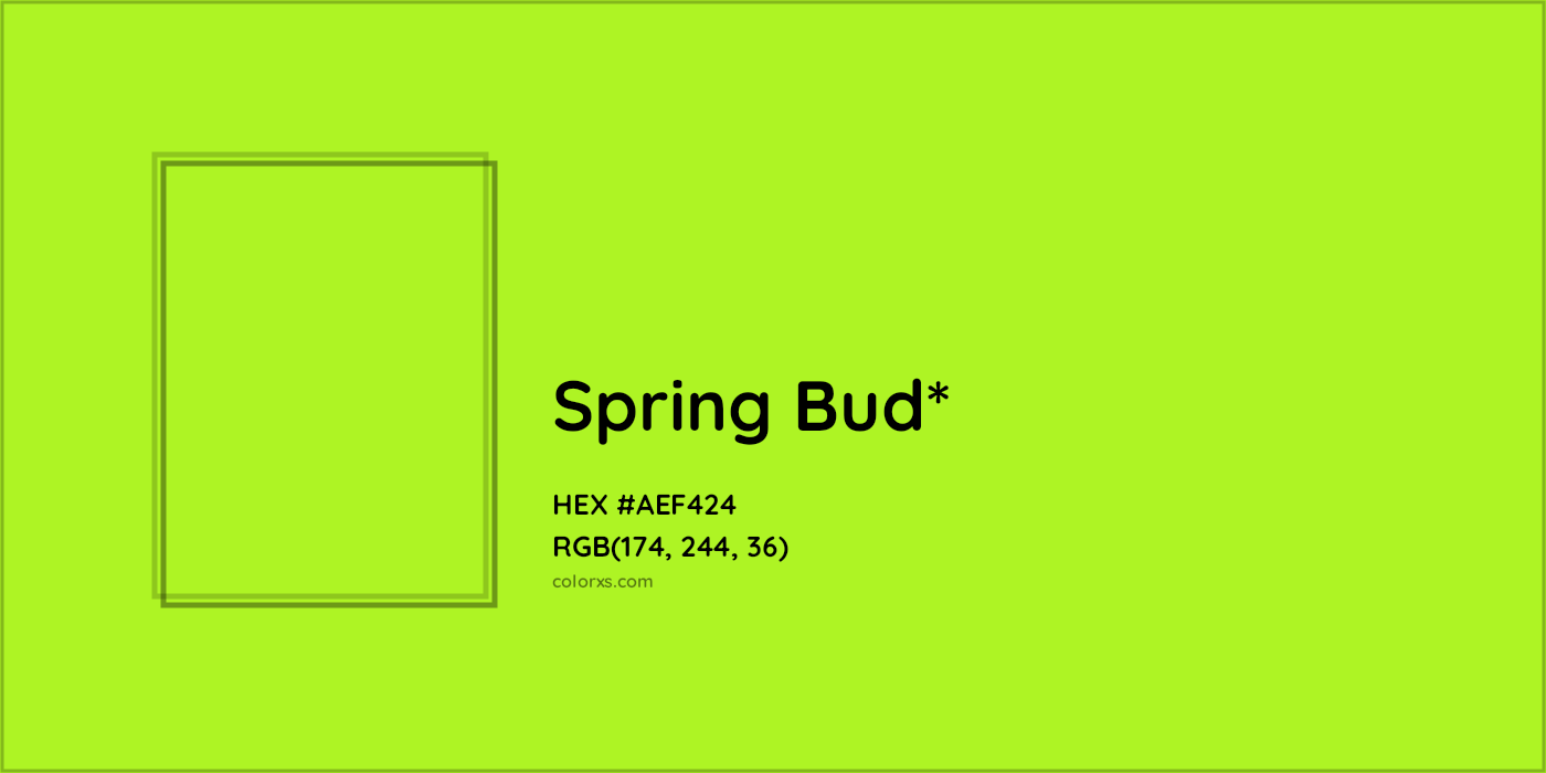 HEX #AEF424 Color Name, Color Code, Palettes, Similar Paints, Images