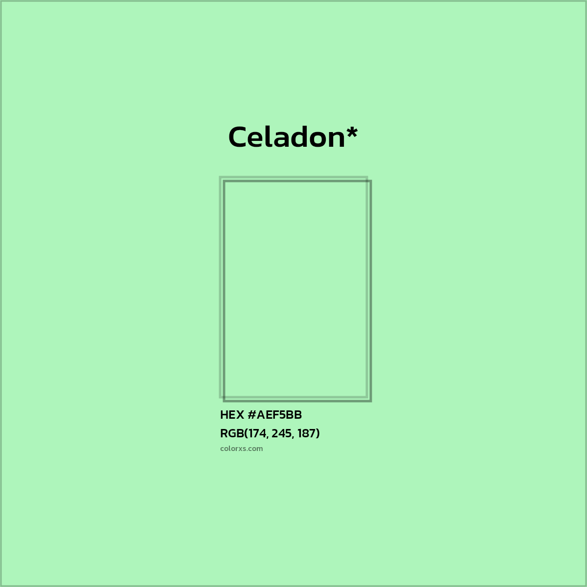 HEX #AEF5BB Color Name, Color Code, Palettes, Similar Paints, Images