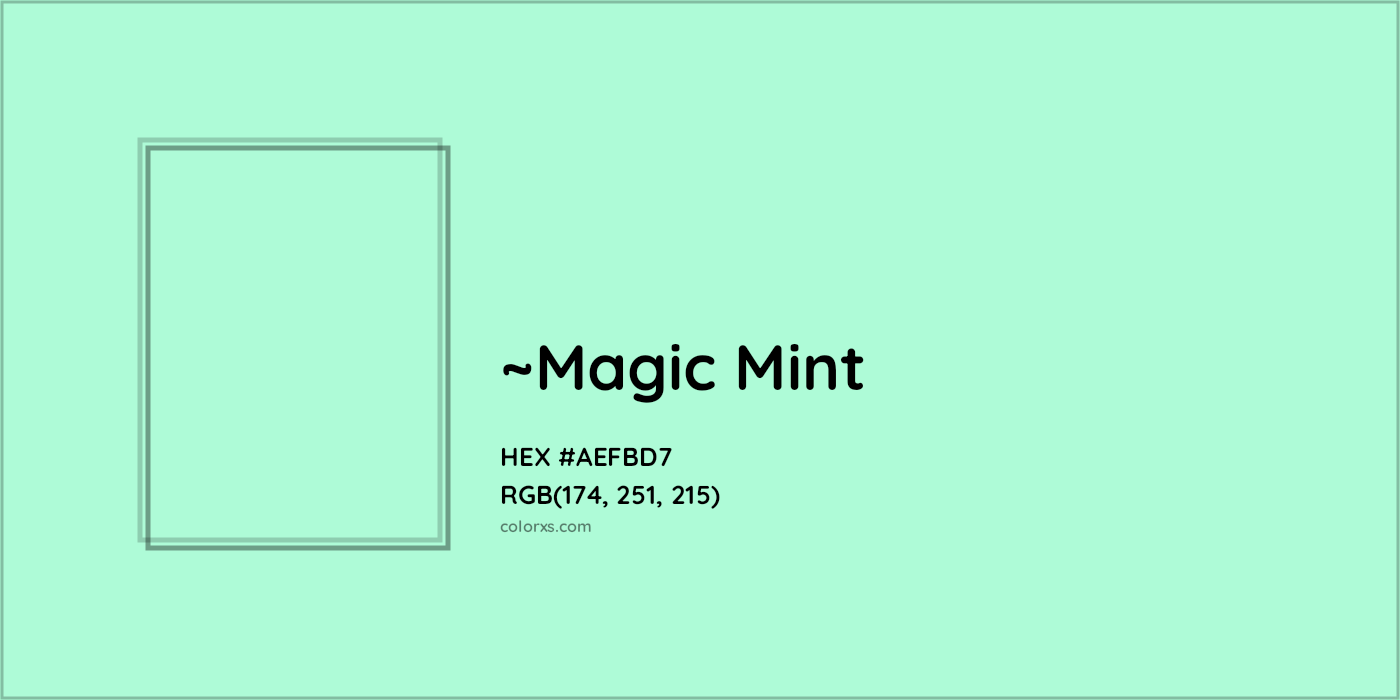 HEX #AEFBD7 Color Name, Color Code, Palettes, Similar Paints, Images