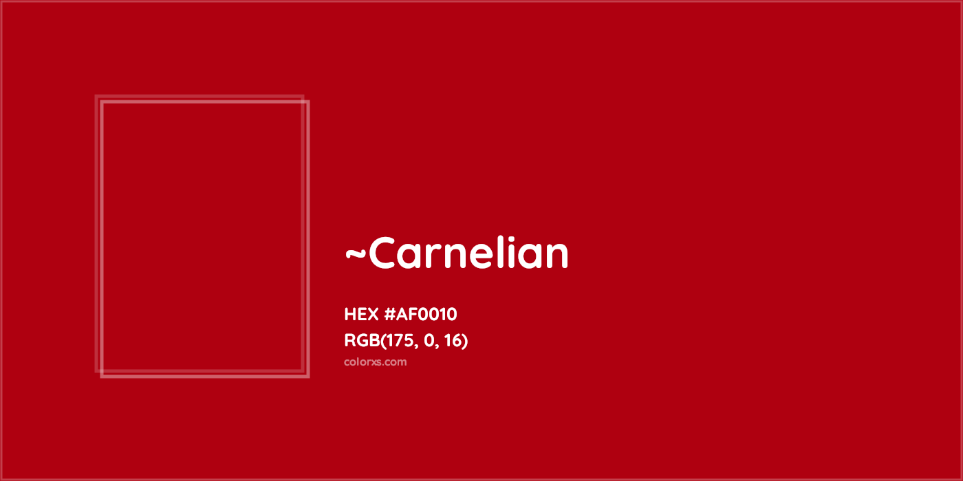 HEX #AF0010 Color Name, Color Code, Palettes, Similar Paints, Images