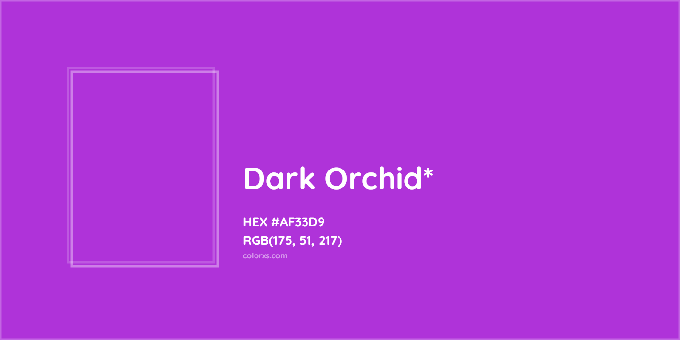 HEX #AF33D9 Color Name, Color Code, Palettes, Similar Paints, Images