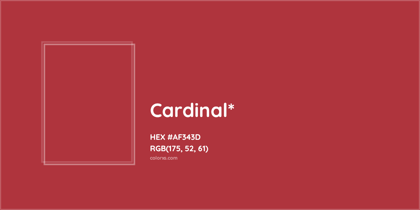 HEX #AF343D Color Name, Color Code, Palettes, Similar Paints, Images