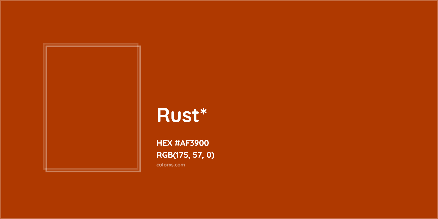 HEX #AF3900 Color Name, Color Code, Palettes, Similar Paints, Images