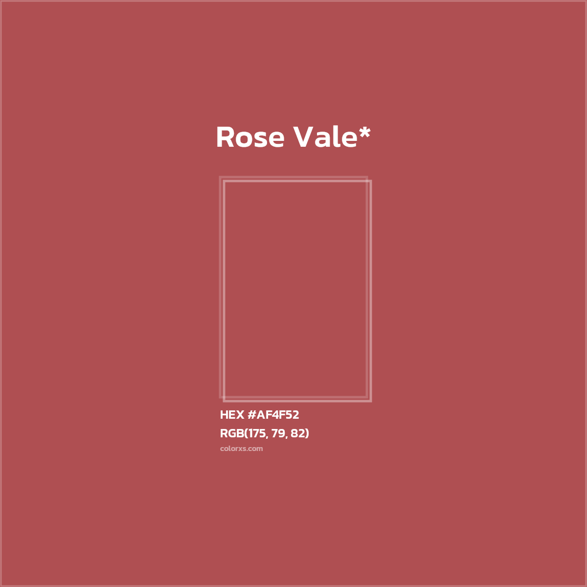 HEX #AF4F52 Color Name, Color Code, Palettes, Similar Paints, Images