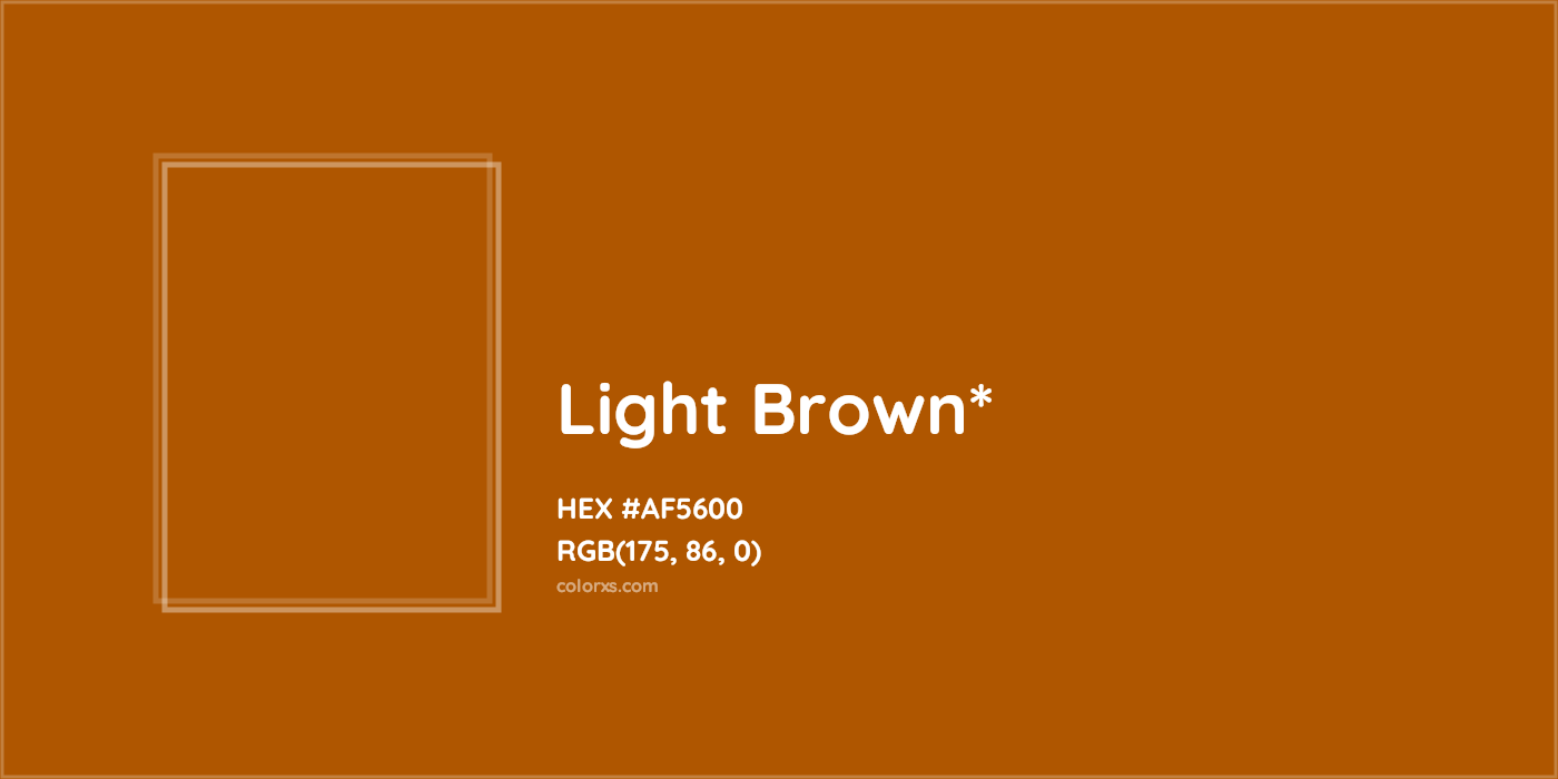 HEX #AF5600 Color Name, Color Code, Palettes, Similar Paints, Images