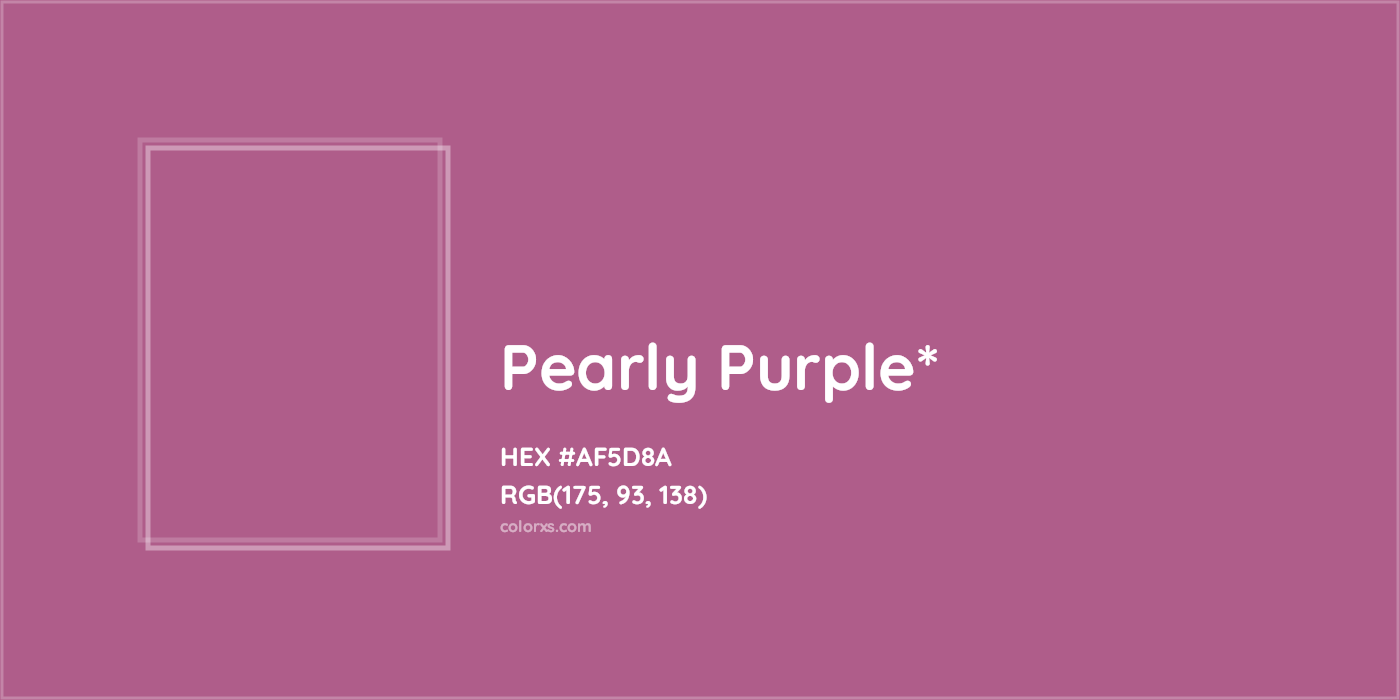 HEX #AF5D8A Color Name, Color Code, Palettes, Similar Paints, Images