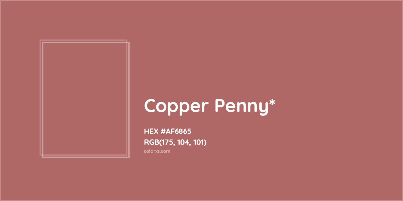 HEX #AF6865 Color Name, Color Code, Palettes, Similar Paints, Images