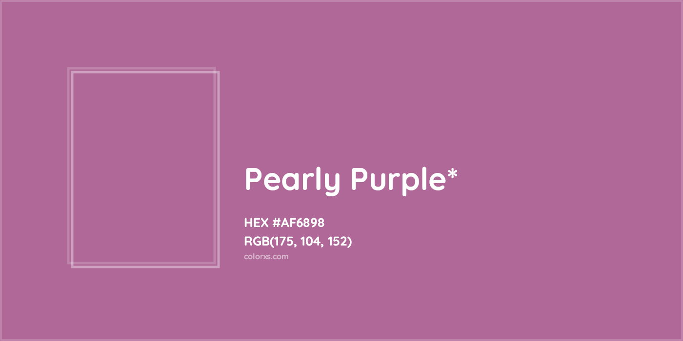 HEX #AF6898 Color Name, Color Code, Palettes, Similar Paints, Images