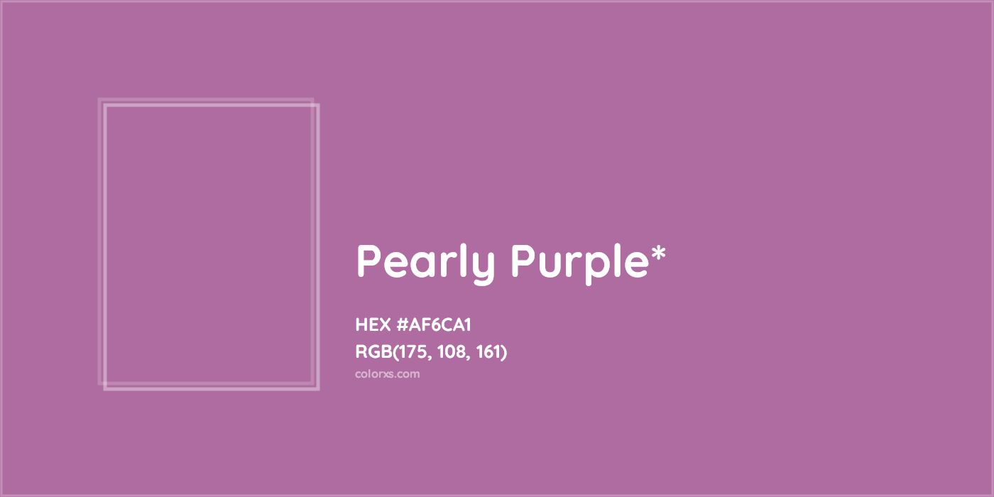 HEX #AF6CA1 Color Name, Color Code, Palettes, Similar Paints, Images