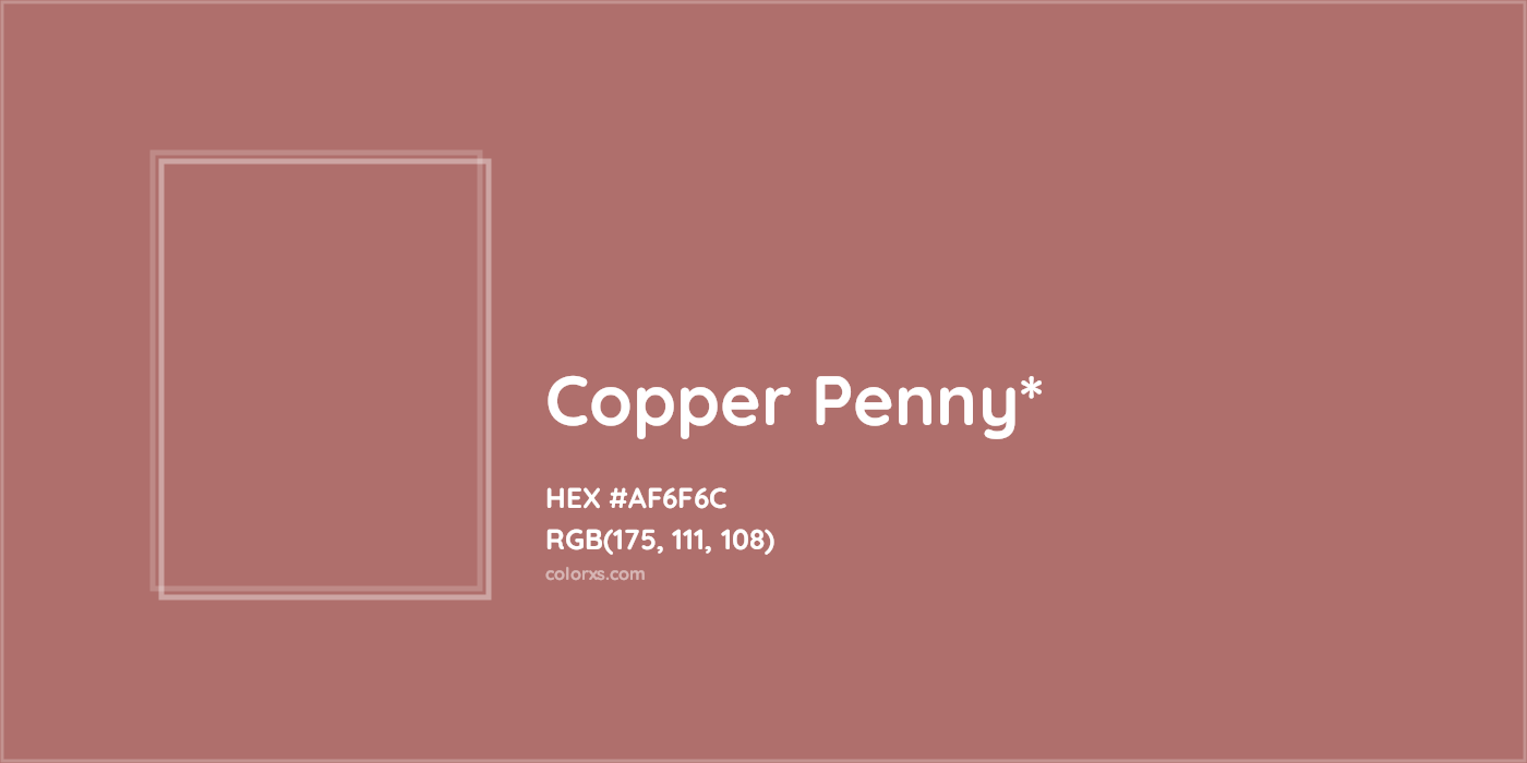 HEX #AF6F6C Color Name, Color Code, Palettes, Similar Paints, Images
