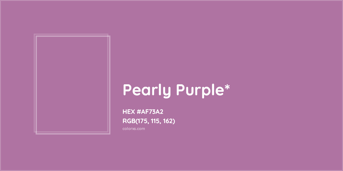 HEX #AF73A2 Color Name, Color Code, Palettes, Similar Paints, Images