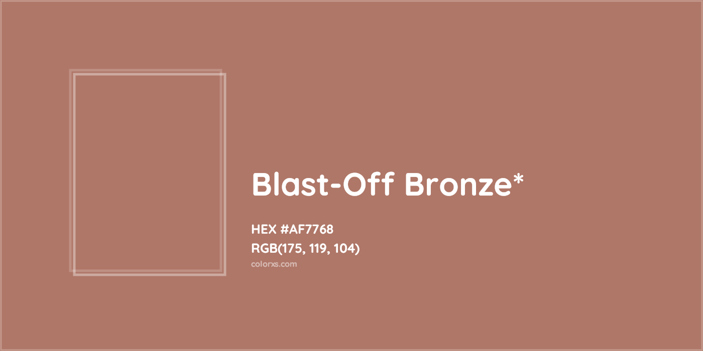 HEX #AF7768 Color Name, Color Code, Palettes, Similar Paints, Images