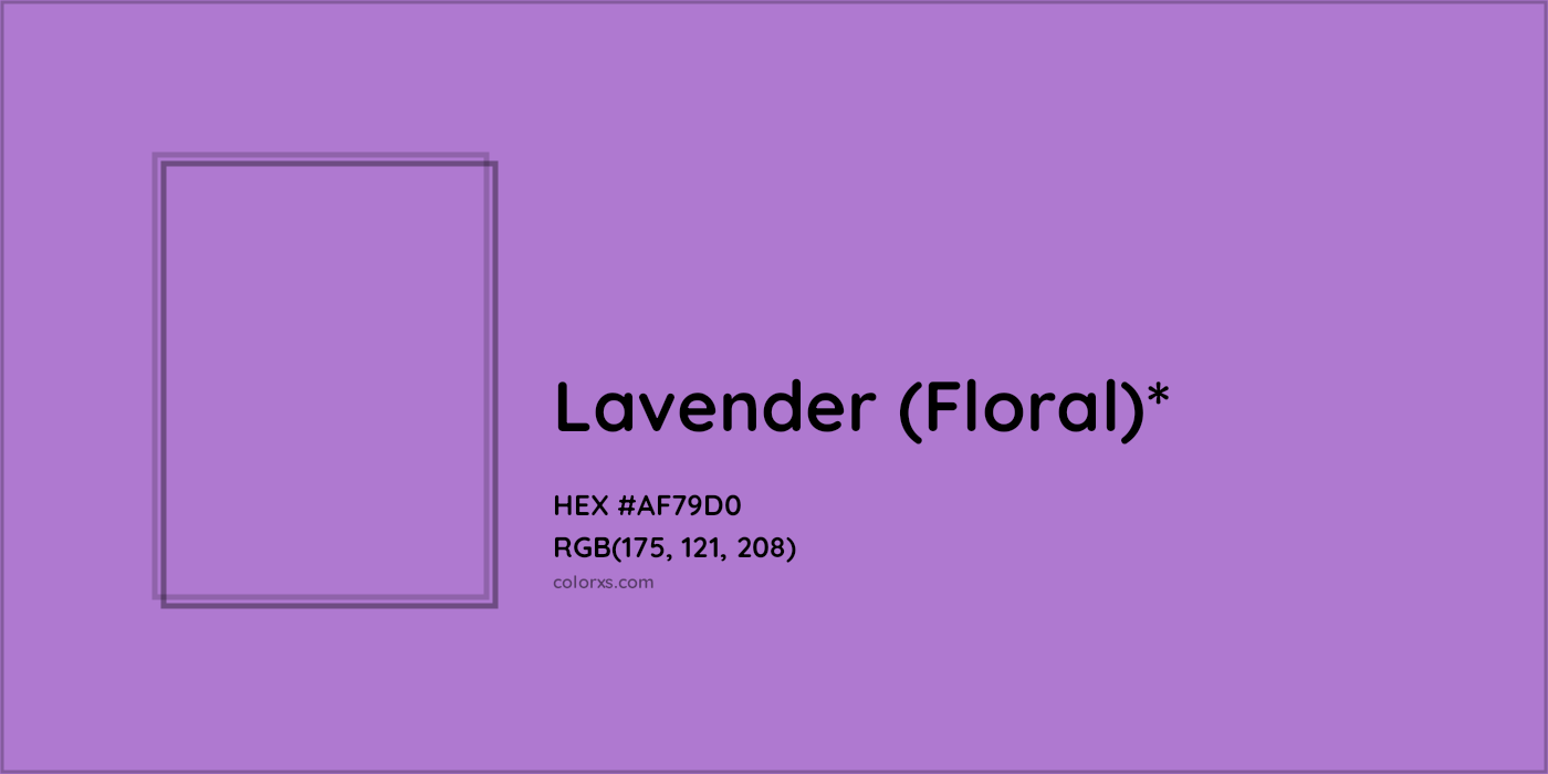 HEX #AF79D0 Color Name, Color Code, Palettes, Similar Paints, Images