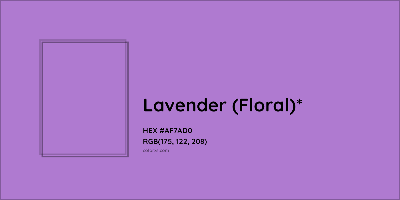 HEX #AF7AD0 Color Name, Color Code, Palettes, Similar Paints, Images