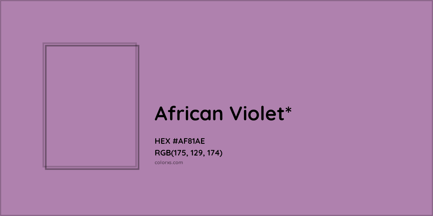 HEX #AF81AE Color Name, Color Code, Palettes, Similar Paints, Images