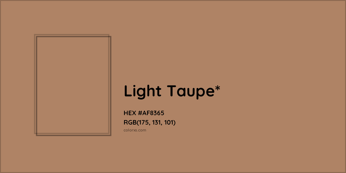HEX #AF8365 Color Name, Color Code, Palettes, Similar Paints, Images