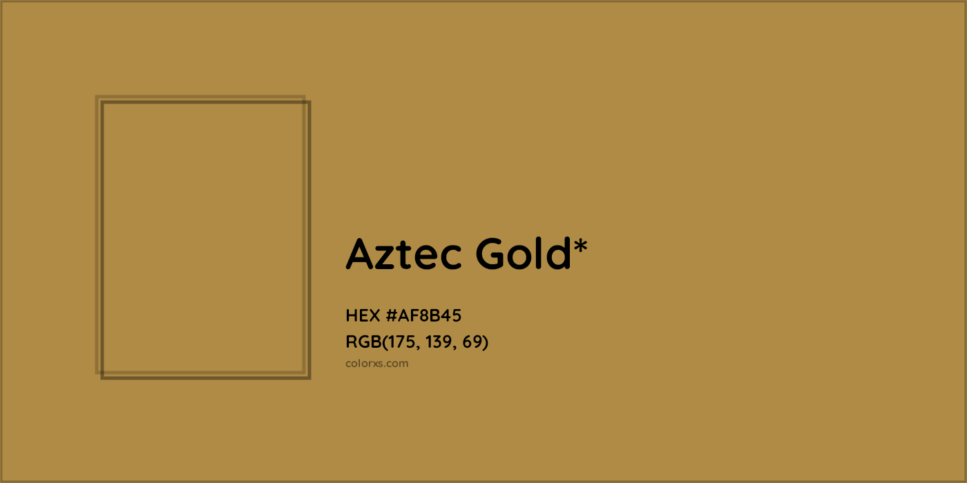 HEX #AF8B45 Color Name, Color Code, Palettes, Similar Paints, Images