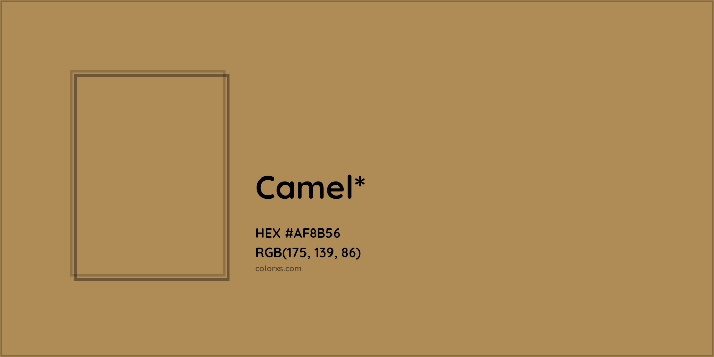 HEX #AF8B56 Color Name, Color Code, Palettes, Similar Paints, Images