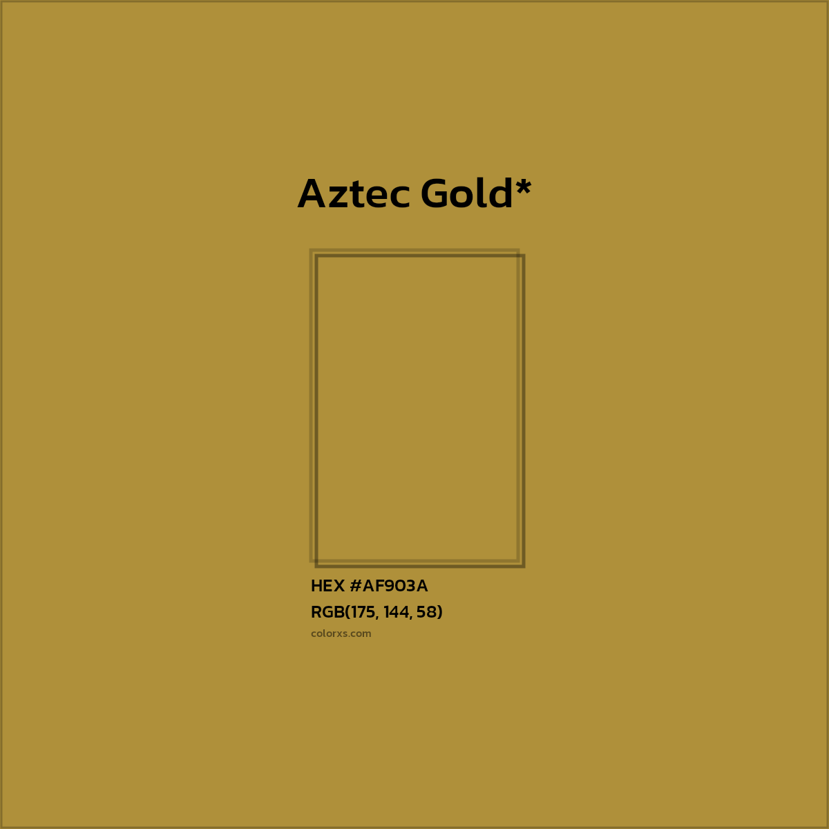HEX #AF903A Color Name, Color Code, Palettes, Similar Paints, Images