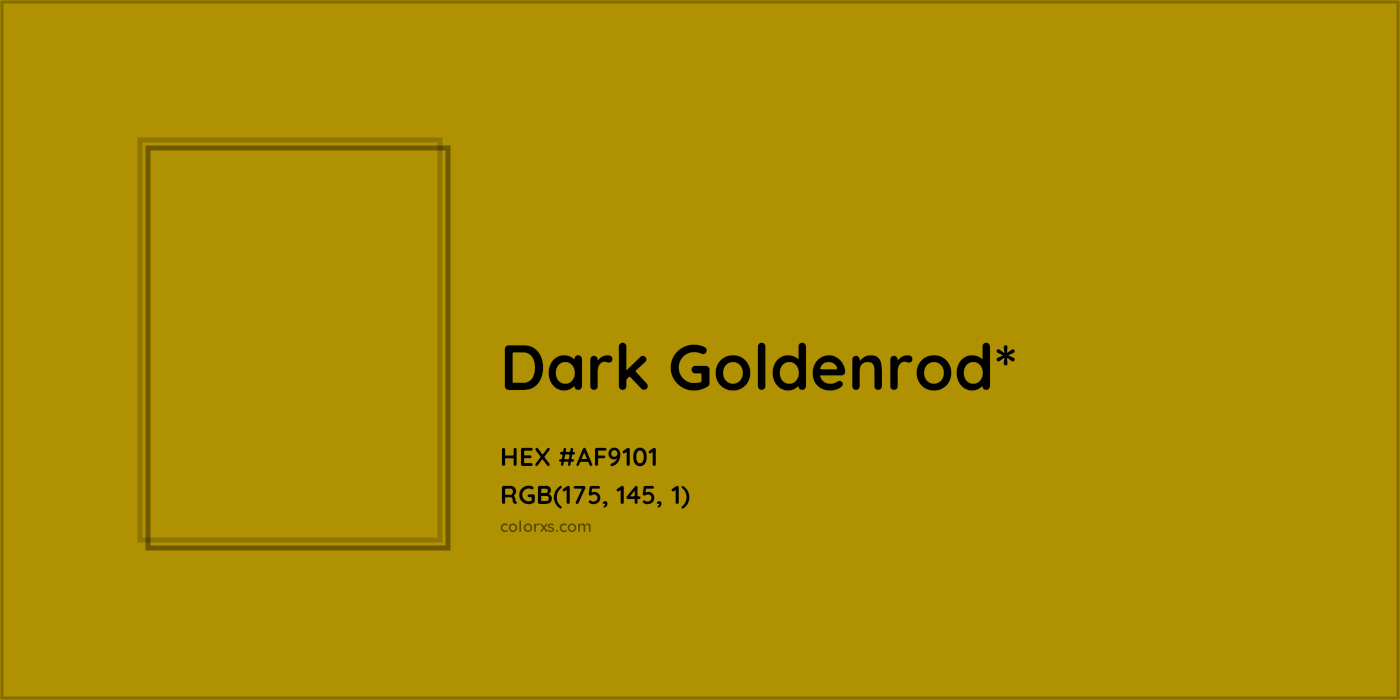 HEX #AF9101 Color Name, Color Code, Palettes, Similar Paints, Images