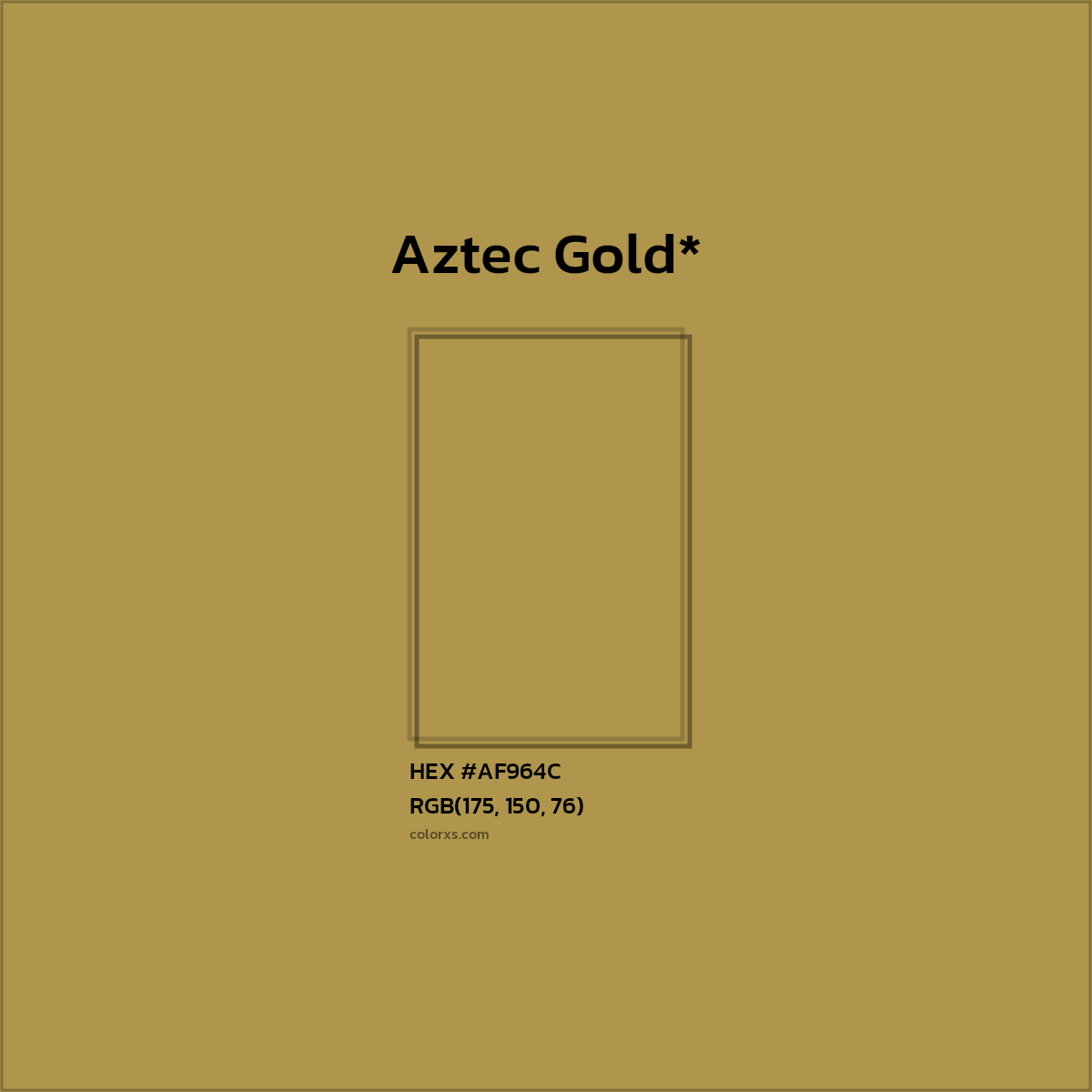 HEX #AF964C Color Name, Color Code, Palettes, Similar Paints, Images