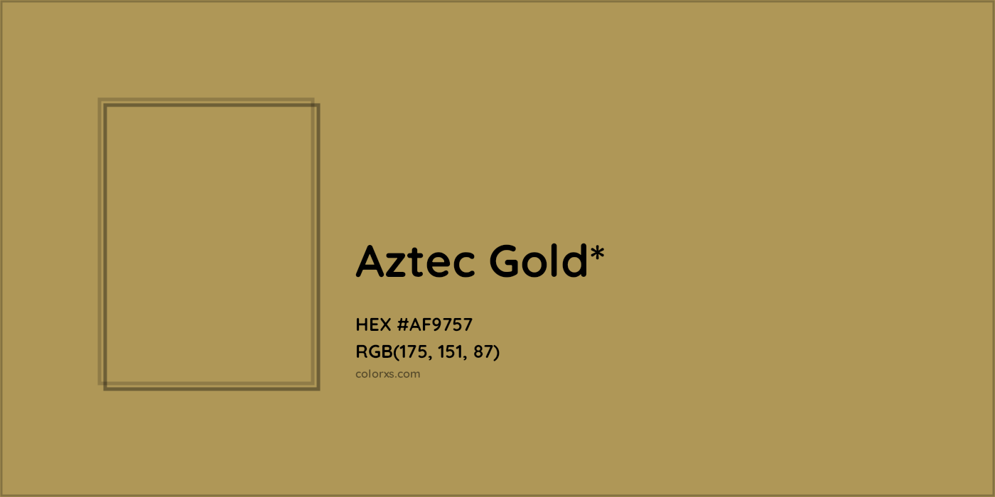 HEX #AF9757 Color Name, Color Code, Palettes, Similar Paints, Images