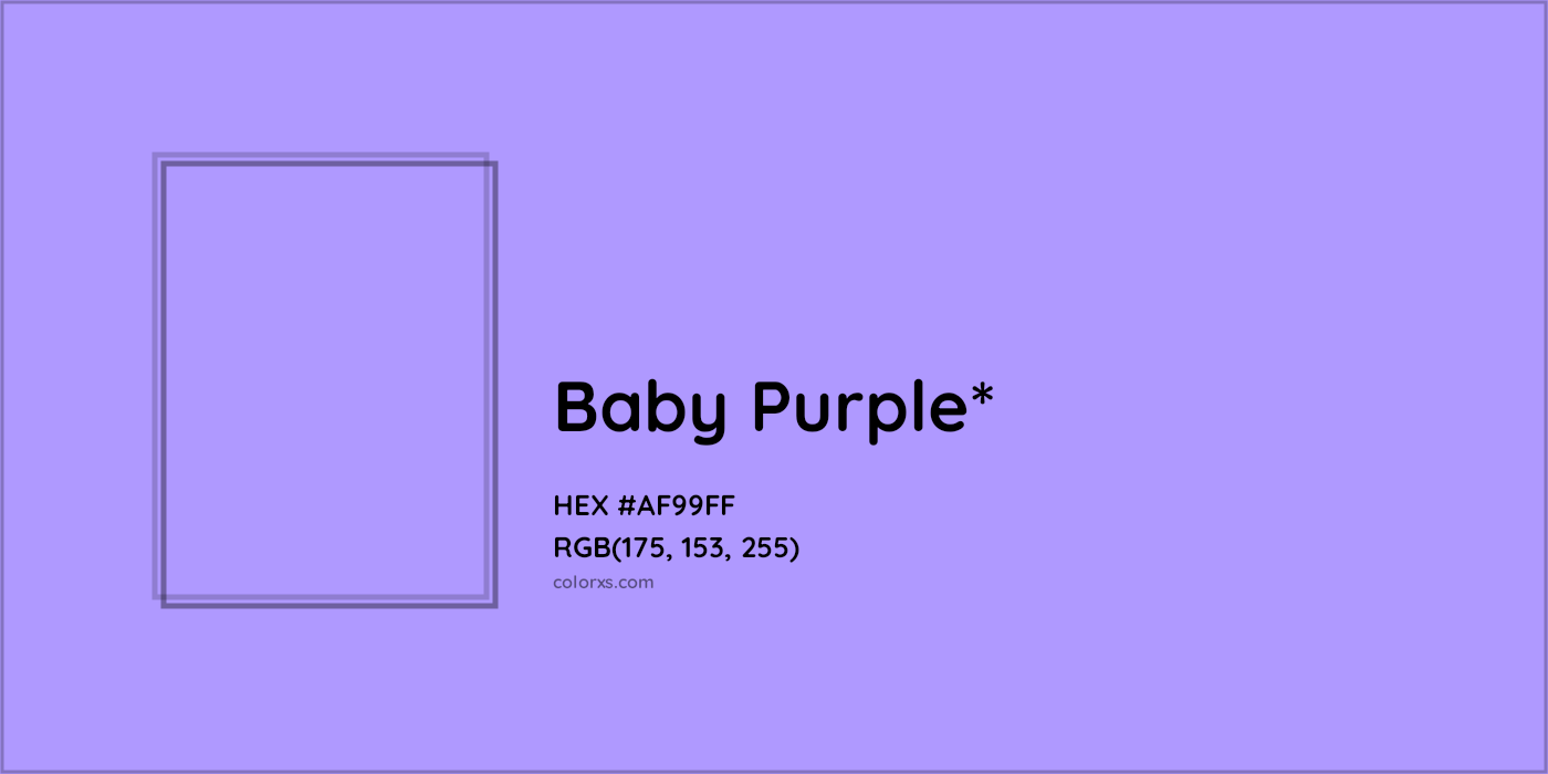 HEX #AF99FF Color Name, Color Code, Palettes, Similar Paints, Images
