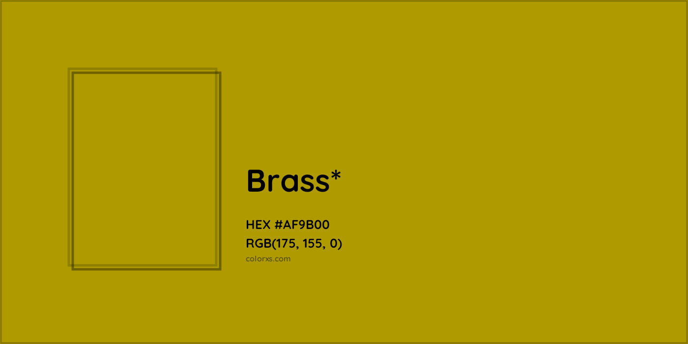 HEX #AF9B00 Color Name, Color Code, Palettes, Similar Paints, Images
