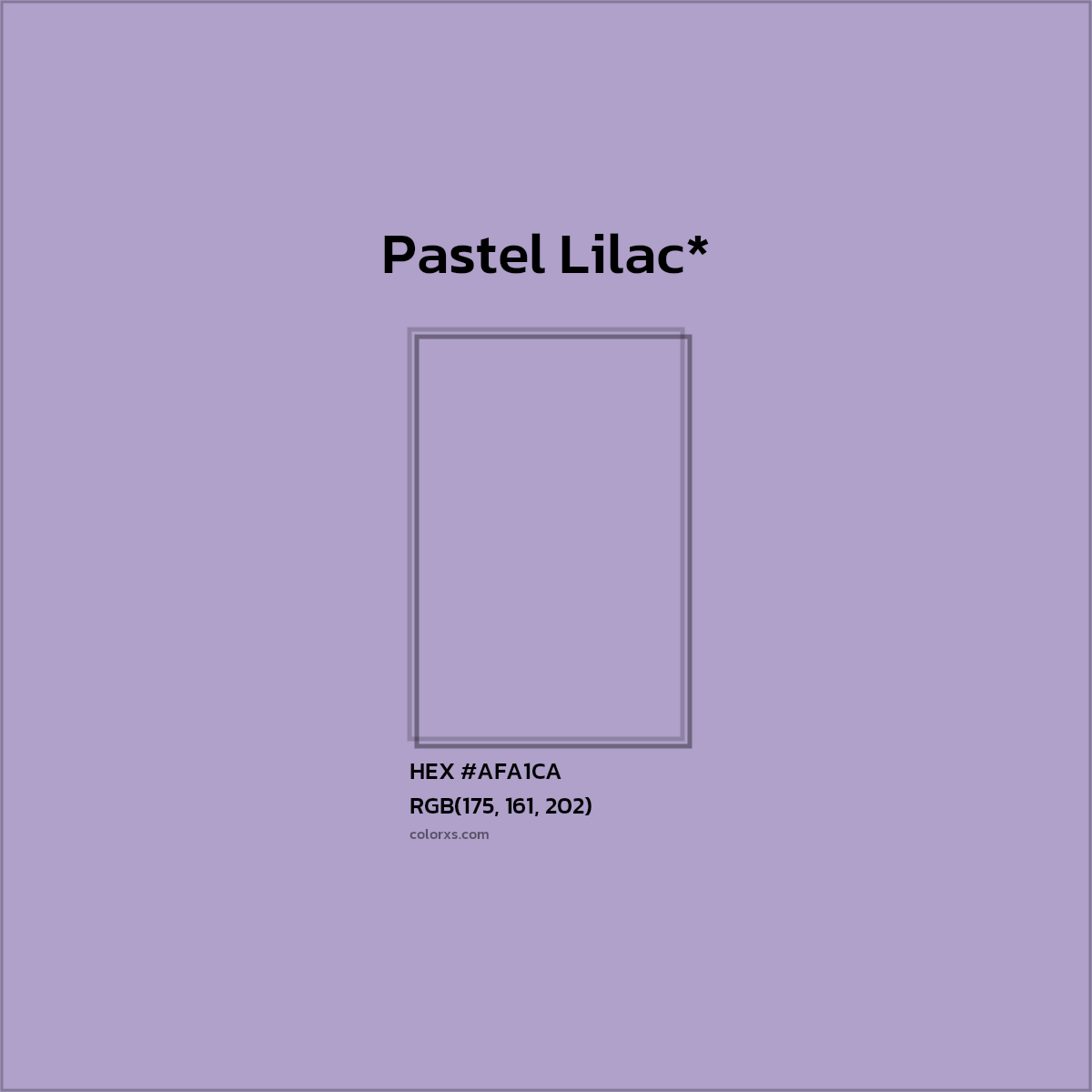HEX #AFA1CA Color Name, Color Code, Palettes, Similar Paints, Images