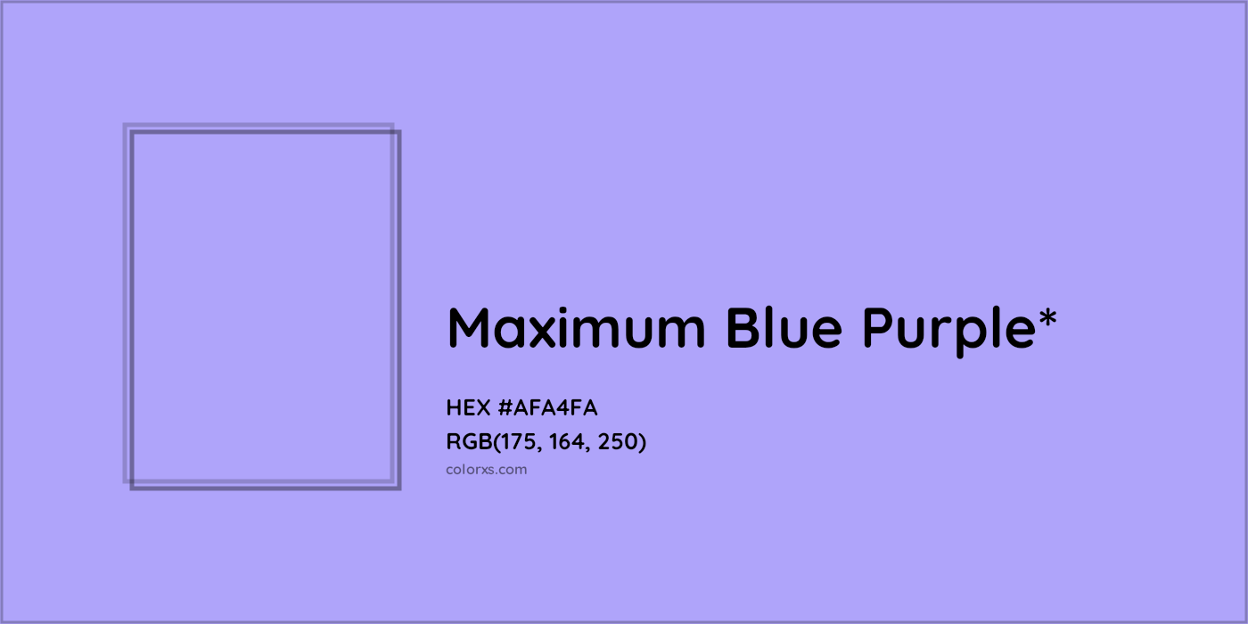 HEX #AFA4FA Color Name, Color Code, Palettes, Similar Paints, Images