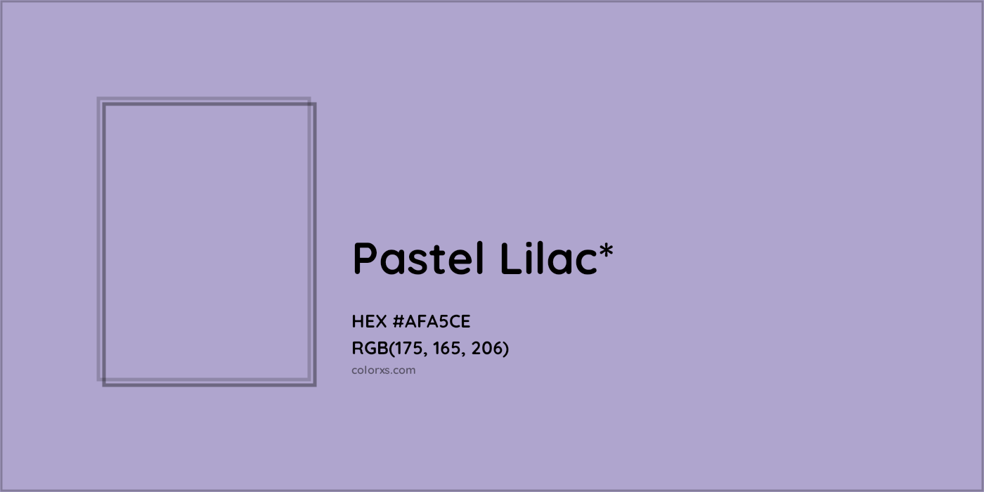 HEX #AFA5CE Color Name, Color Code, Palettes, Similar Paints, Images