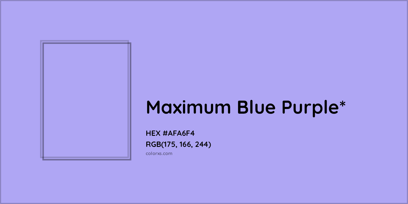 HEX #AFA6F4 Color Name, Color Code, Palettes, Similar Paints, Images