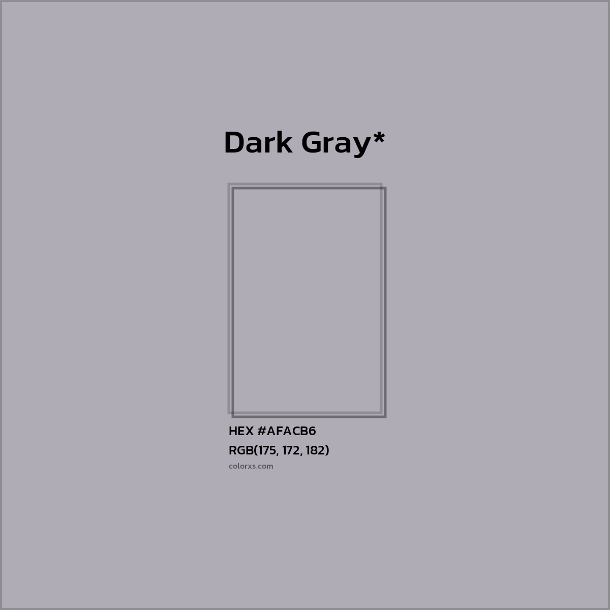 HEX #AFACB6 Color Name, Color Code, Palettes, Similar Paints, Images