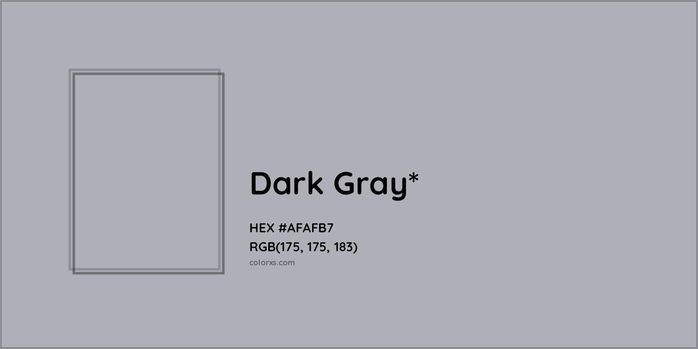 HEX #AFAFB7 Color Name, Color Code, Palettes, Similar Paints, Images