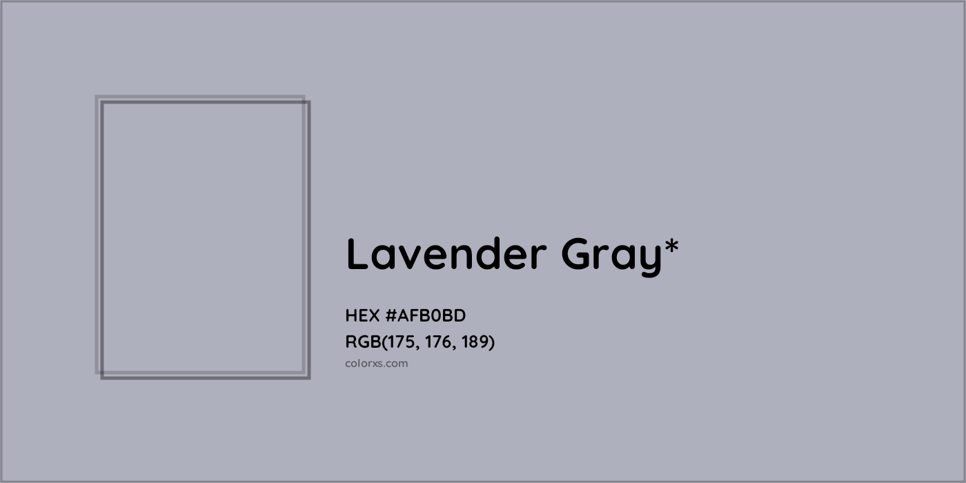 HEX #AFB0BD Color Name, Color Code, Palettes, Similar Paints, Images