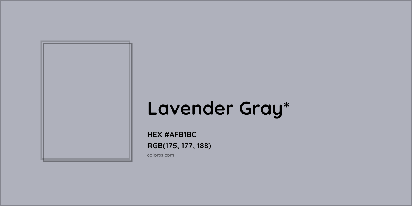 HEX #AFB1BC Color Name, Color Code, Palettes, Similar Paints, Images